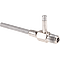 查普曼，旋涡式，镀镍，设计为更大的空气携气量. 3/8“NPT锥形进水口，5-3/8”(137mm)长度